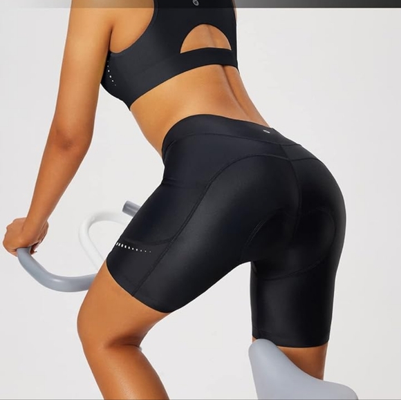 BALEAF Women's  Cycling Shorts 4D Padded Bike Shorts Bicycle Biking Meduim Black - Picture 4 of 7